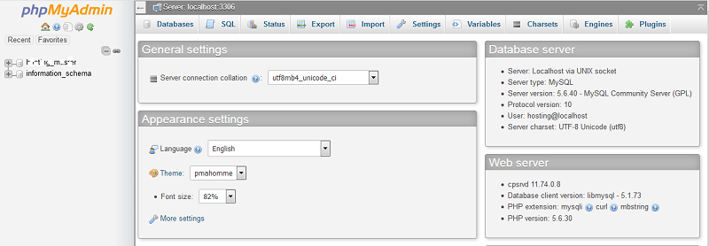 Import Database MySQL