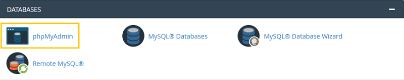 phpMyAdmin